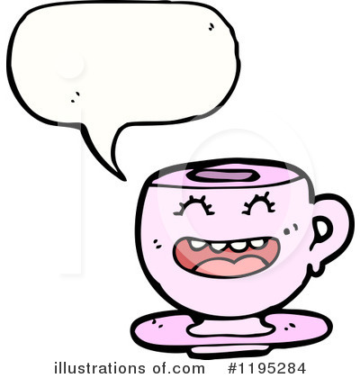 Royalty-Free (RF) Teacup Clipart Illustration by lineartestpilot - Stock Sample #1195284