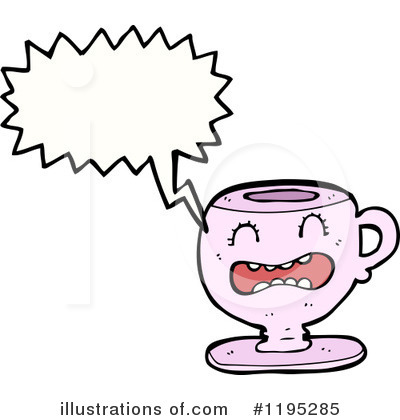 Royalty-Free (RF) Teacup Clipart Illustration by lineartestpilot - Stock Sample #1195285