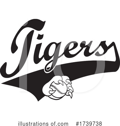 Tigers Clipart #1739738 by Johnny Sajem