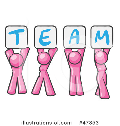 Pink Design Mascot Clipart #47853 by Leo Blanchette