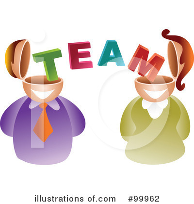 Royalty-Free (RF) Team Clipart Illustration by Prawny - Stock Sample #99962