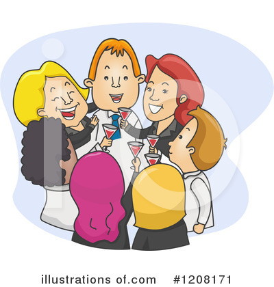 Royalty-Free (RF) Teamwork Clipart Illustration by BNP Design Studio - Stock Sample #1208171