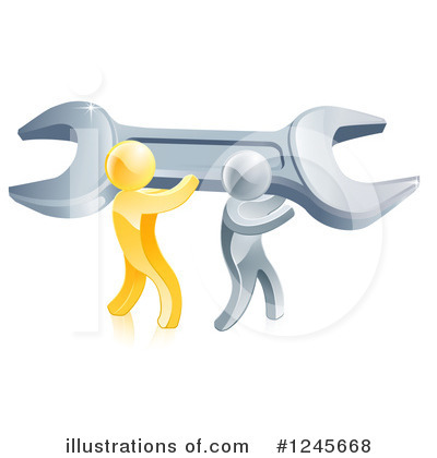 Royalty-Free (RF) Teamwork Clipart Illustration by AtStockIllustration - Stock Sample #1245668