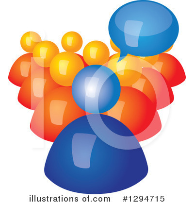 Royalty-Free (RF) Teamwork Clipart Illustration by ColorMagic - Stock Sample #1294715
