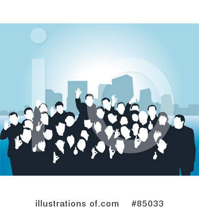 Royalty-Free (RF) Teamwork Clipart Illustration by David Rey - Stock Sample #85033