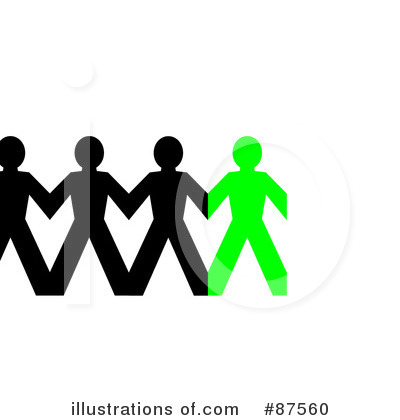 Royalty-Free (RF) Teamwork Clipart Illustration by oboy - Stock Sample #87560
