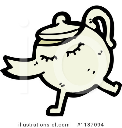 Royalty-Free (RF) Teapot Clipart Illustration by lineartestpilot - Stock Sample #1187094