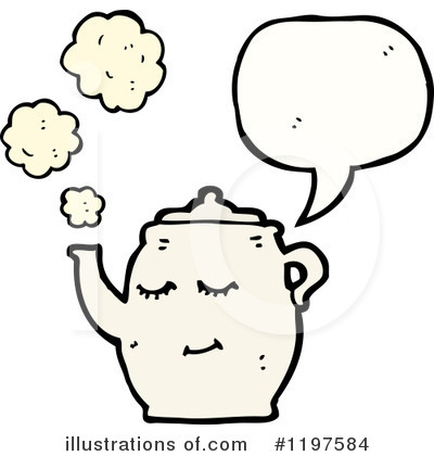 Royalty-Free (RF) Teapot Clipart Illustration by lineartestpilot - Stock Sample #1197584