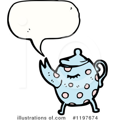 Royalty-Free (RF) Teapot Clipart Illustration by lineartestpilot - Stock Sample #1197674