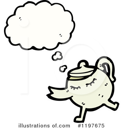 Royalty-Free (RF) Teapot Clipart Illustration by lineartestpilot - Stock Sample #1197675