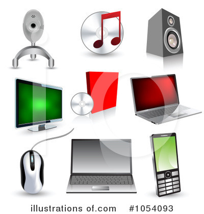 Computer Clipart #1054093 by vectorace