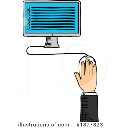Computers Clipart #1377823 by Vector Tradition SM