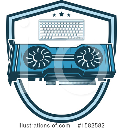 Computer Keyboard Clipart #1582582 by Vector Tradition SM
