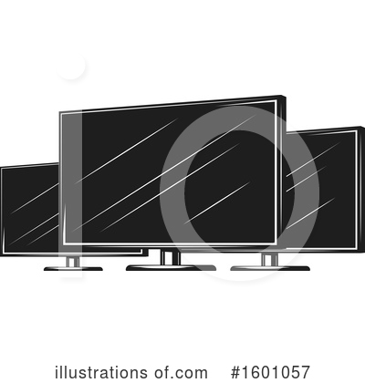 Monitor Clipart #1601057 by Vector Tradition SM
