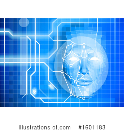 Facial Recognition Clipart #1601183 by AtStockIllustration