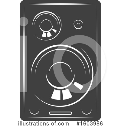 Speaker Clipart #1603986 by Vector Tradition SM