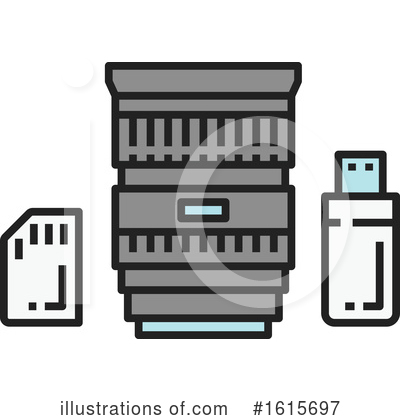 Flash Drive Clipart #1615697 by Vector Tradition SM