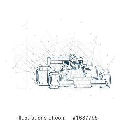 Formula 1 Clipart #1637795 by dero