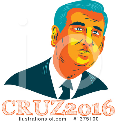 Royalty-Free (RF) Ted Cruz Clipart Illustration by patrimonio - Stock Sample #1375100