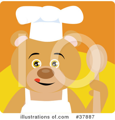 Teddy Bear Character Clipart #37887 by Dennis Holmes Designs