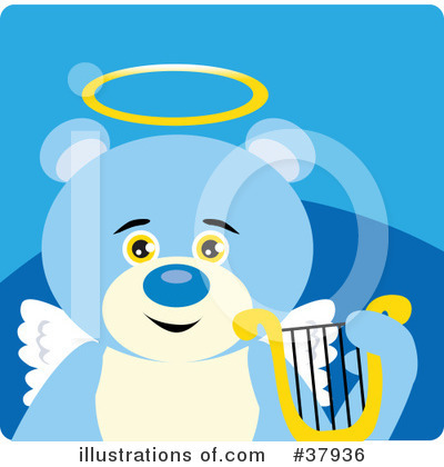 Royalty-Free (RF) Teddy Bear Character Clipart Illustration by Dennis Holmes Designs - Stock Sample #37936