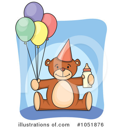 Royalty-Free (RF) Teddy Bear Clipart Illustration by Any Vector - Stock Sample #1051876