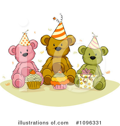 Royalty-Free (RF) Teddy Bear Clipart Illustration by BNP Design Studio - Stock Sample #1096331