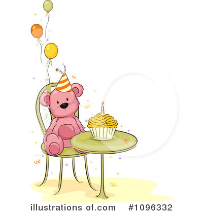 Royalty-Free (RF) Teddy Bear Clipart Illustration by BNP Design Studio - Stock Sample #1096332