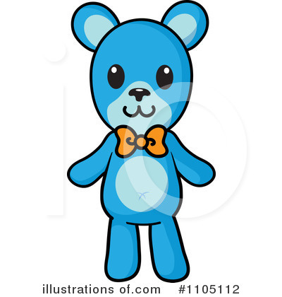 Teddy Bear Clipart #1105112 by Rosie Piter