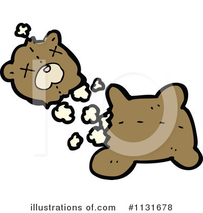 Royalty-Free (RF) Teddy Bear Clipart Illustration by lineartestpilot - Stock Sample #1131678