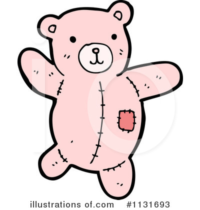 Royalty-Free (RF) Teddy Bear Clipart Illustration by lineartestpilot - Stock Sample #1131693