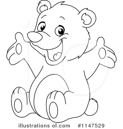 Royalty-Free (RF) Teddy Bear Clipart Illustration by yayayoyo - Stock Sample #1147529