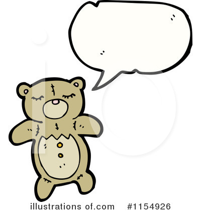 Royalty-Free (RF) Teddy Bear Clipart Illustration by lineartestpilot - Stock Sample #1154926