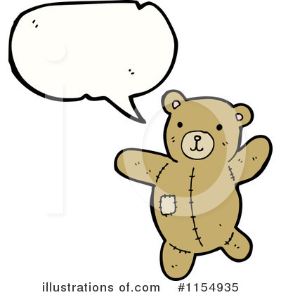 Royalty-Free (RF) Teddy Bear Clipart Illustration by lineartestpilot - Stock Sample #1154935