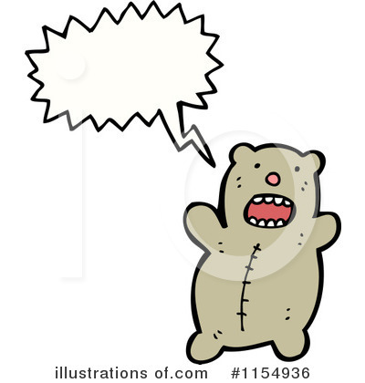 Royalty-Free (RF) Teddy Bear Clipart Illustration by lineartestpilot - Stock Sample #1154936