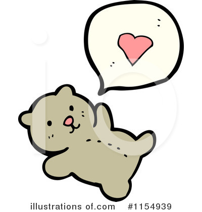 Royalty-Free (RF) Teddy Bear Clipart Illustration by lineartestpilot - Stock Sample #1154939