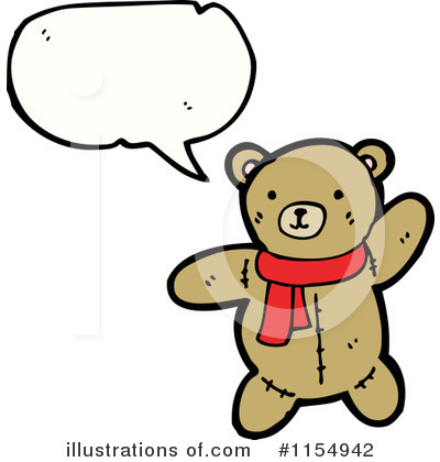 Royalty-Free (RF) Teddy Bear Clipart Illustration by lineartestpilot - Stock Sample #1154942