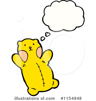 Royalty-Free (RF) Teddy Bear Clipart Illustration by lineartestpilot - Stock Sample #1154948