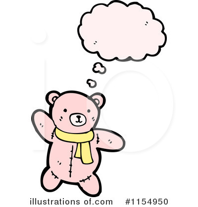 Royalty-Free (RF) Teddy Bear Clipart Illustration by lineartestpilot - Stock Sample #1154950
