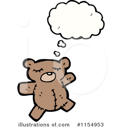 Royalty-Free (RF) Teddy Bear Clipart Illustration by lineartestpilot - Stock Sample #1154953