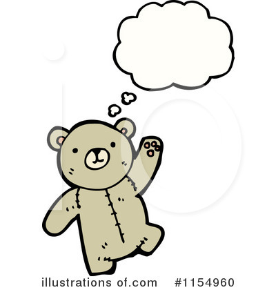Royalty-Free (RF) Teddy Bear Clipart Illustration by lineartestpilot - Stock Sample #1154960