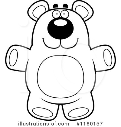 Royalty-Free (RF) Teddy Bear Clipart Illustration by Cory Thoman - Stock Sample #1160157
