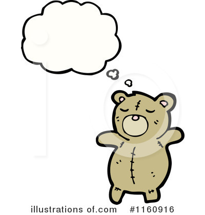 Royalty-Free (RF) Teddy Bear Clipart Illustration by lineartestpilot - Stock Sample #1160916
