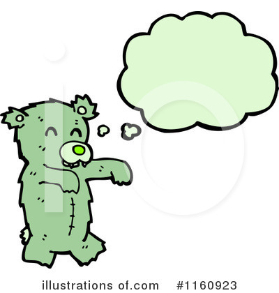 Royalty-Free (RF) Teddy Bear Clipart Illustration by lineartestpilot - Stock Sample #1160923