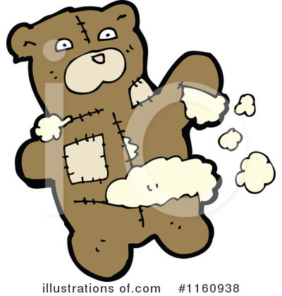 Royalty-Free (RF) Teddy Bear Clipart Illustration by lineartestpilot - Stock Sample #1160938