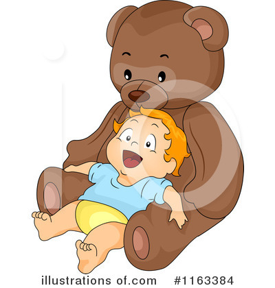 Royalty-Free (RF) Teddy Bear Clipart Illustration by BNP Design Studio - Stock Sample #1163384
