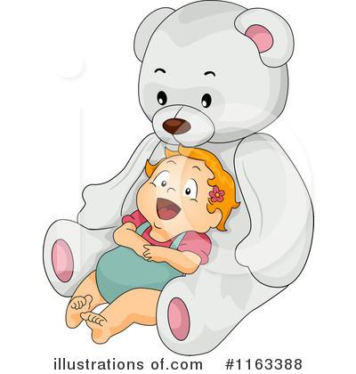 Royalty-Free (RF) Teddy Bear Clipart Illustration by BNP Design Studio - Stock Sample #1163388