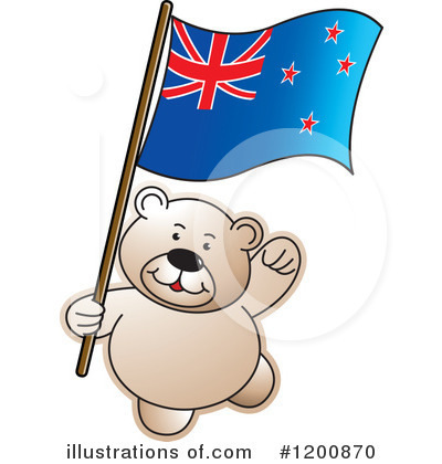 New Zealand Clipart #1200870 by Lal Perera