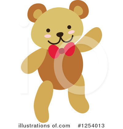 Royalty-Free (RF) Teddy Bear Clipart Illustration by Cherie Reve - Stock Sample #1254013