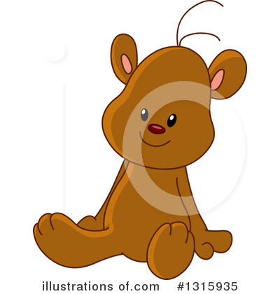 Royalty-Free (RF) Teddy Bear Clipart Illustration by yayayoyo - Stock Sample #1315935